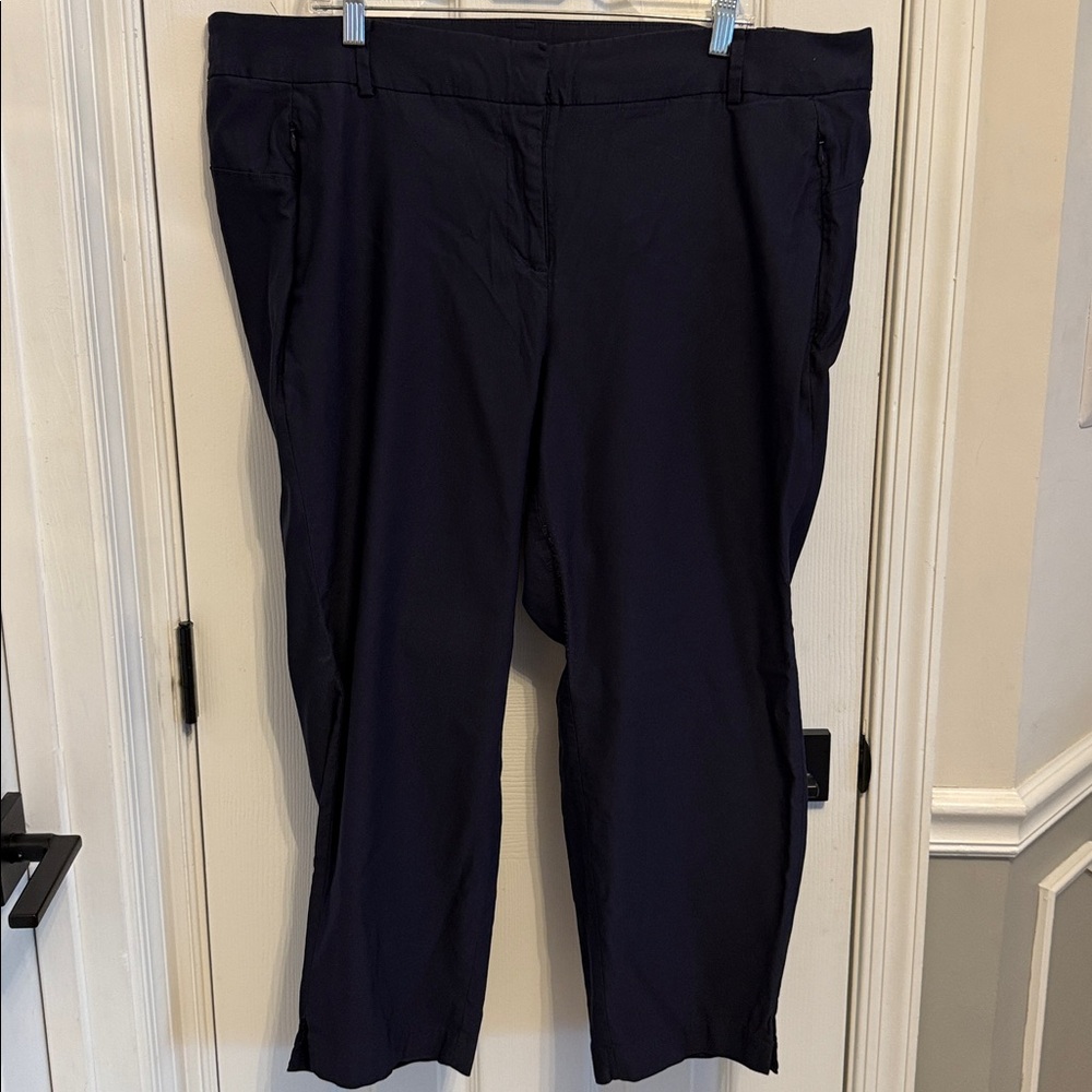 Lane Bryant Navy Blue 4-Season Pants Sz 22P